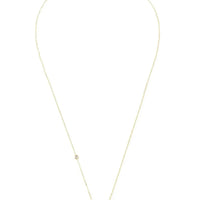 Gold Pisces zodiac pendant necklace with thin chain and clasp
