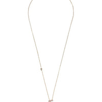 Gold-tone zodiac pendant necklace with Sagittarius symbol charm