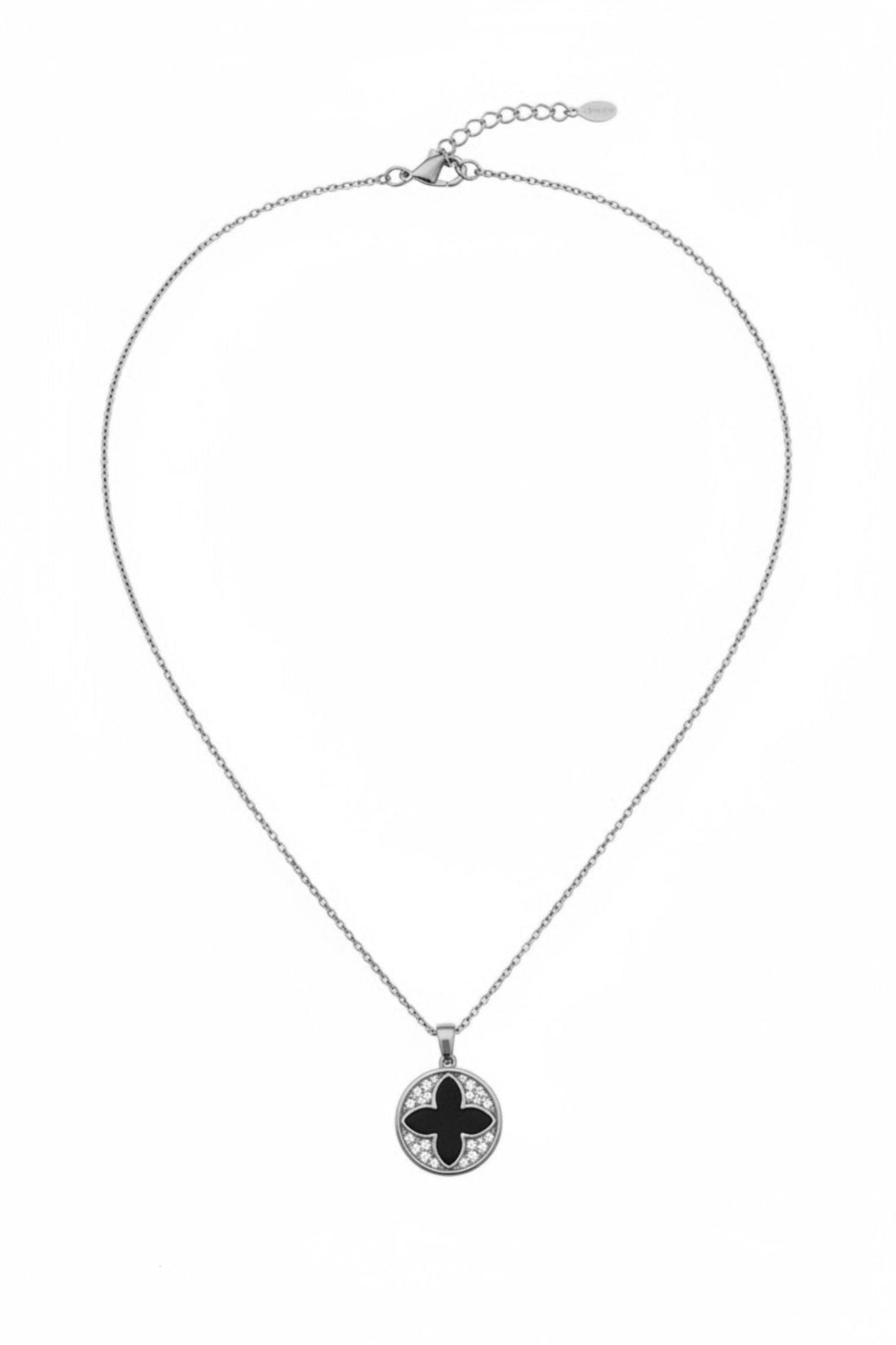 Florentine Clover Necklace Silver-4