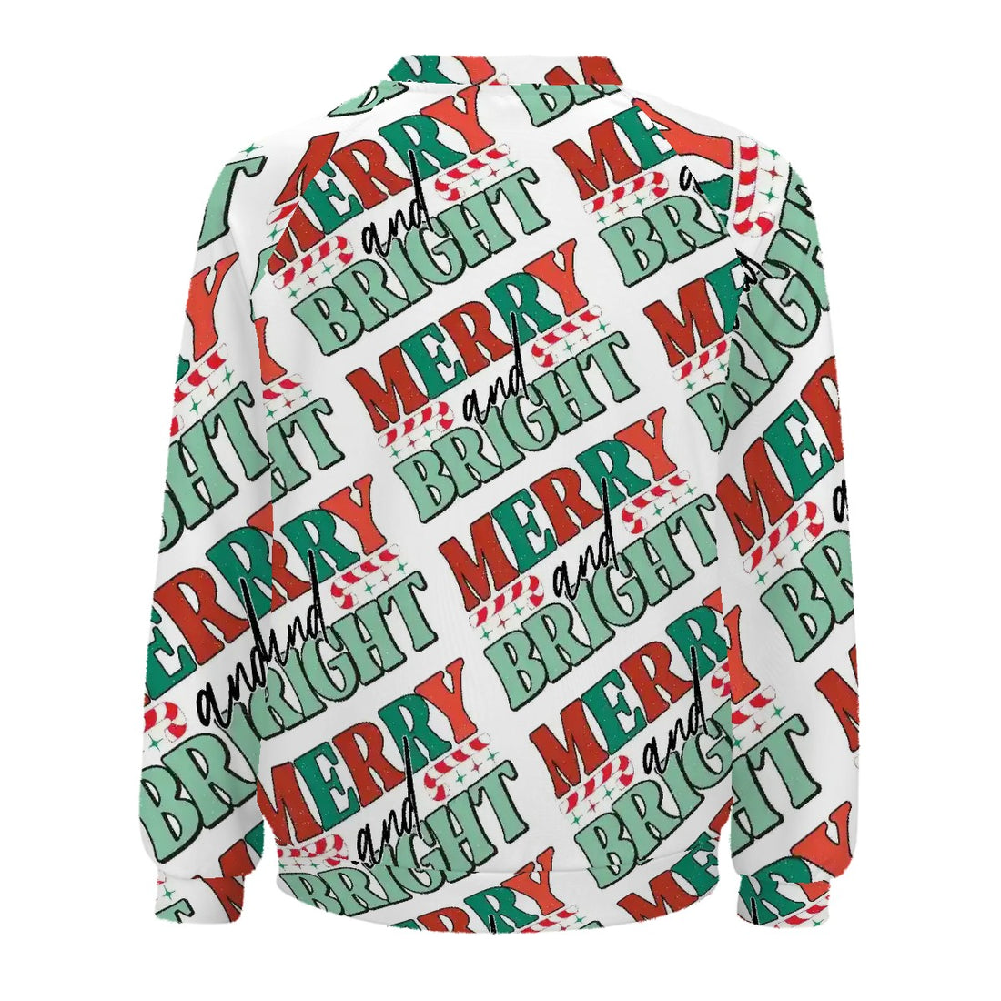Merry and Bright Sweatshirt Christmas Holiday Crewneck Pullover