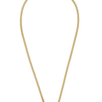 Gold heart mother-of-pearl pendant necklace with long gold chain