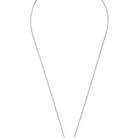 Elliptical Evil Eye Necklace Blue Opal Silver-2