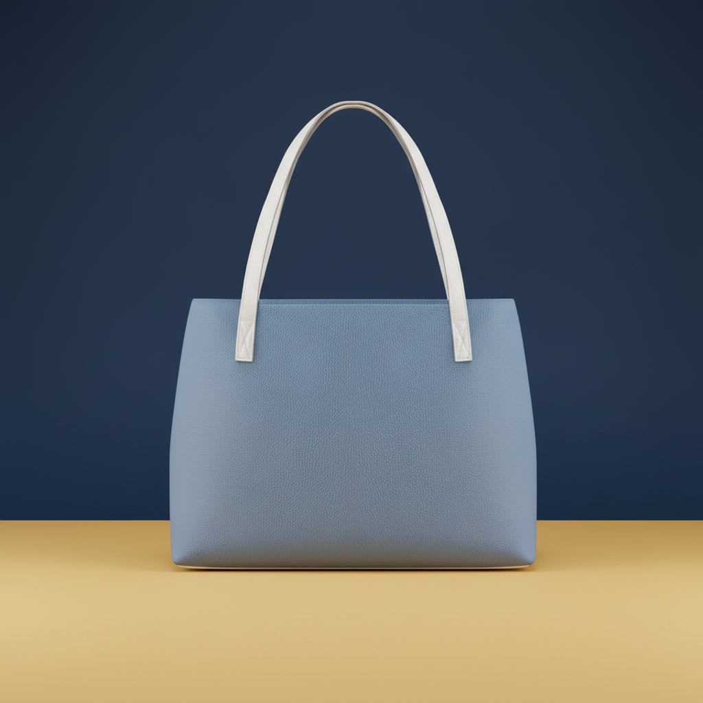 Dusty Blue Handbag | Blue Shoulder Handbag
