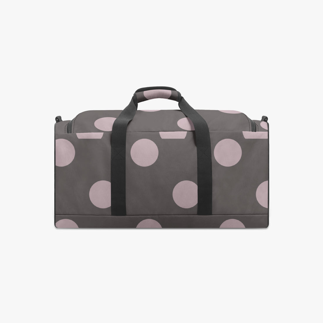 Brown Polka Dot Duffle Bag