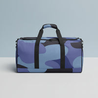 Camo Duffle Bag | Blue Large Mens Travel & Gym Bag