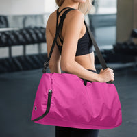 Women's Hot Pink Gym Bag in Canvas