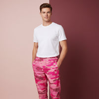 Camo Pink Pants | Unisex All-Over Print Streetwear Joggers