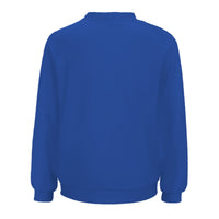 Women's Royal Blue Sweatshirt Crewneck Pullover