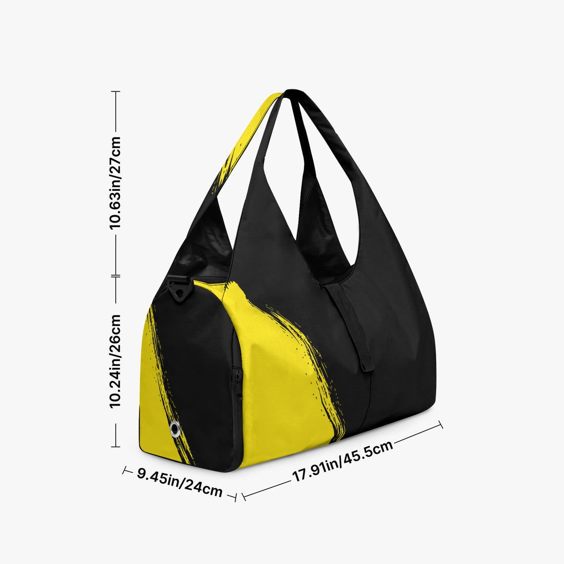Black And Yellow Gym Bag Womens