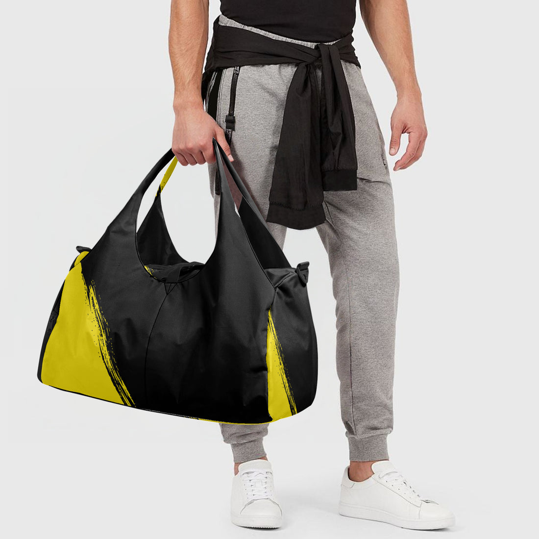 Black And Yellow Gym Bag Womens