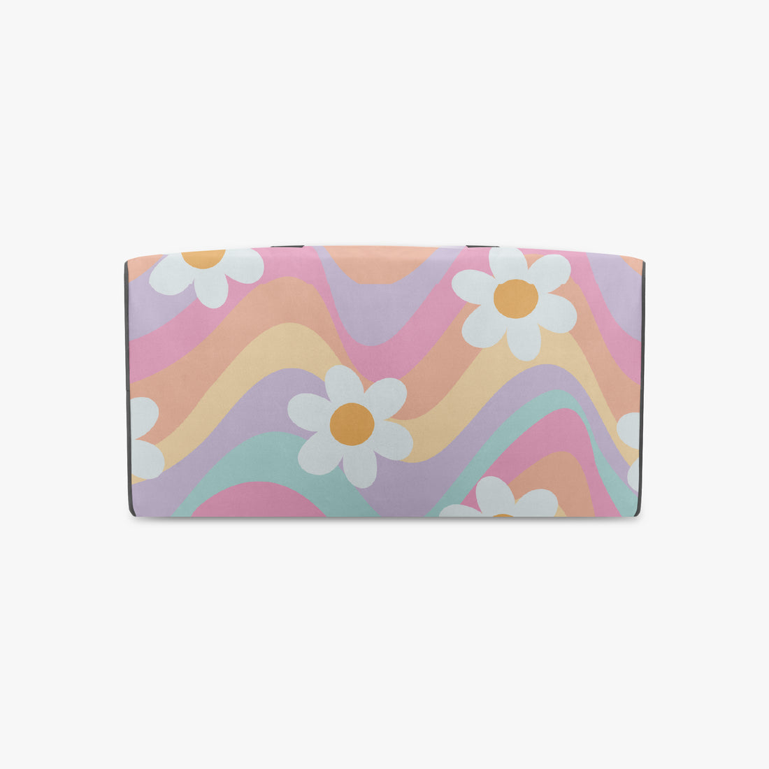 Duffle Bag Multi Colour Daisy Print Cute Canvas