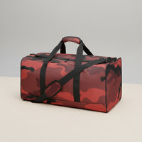 Camo Duffle Bag | Red Large Mens Travel & Gym Bag