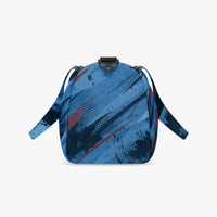 Gym Bag For Men in Blue Abstract Canvas