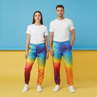 Womens Red Track Pants | Unisex All-Over Print Streetwear Joggers