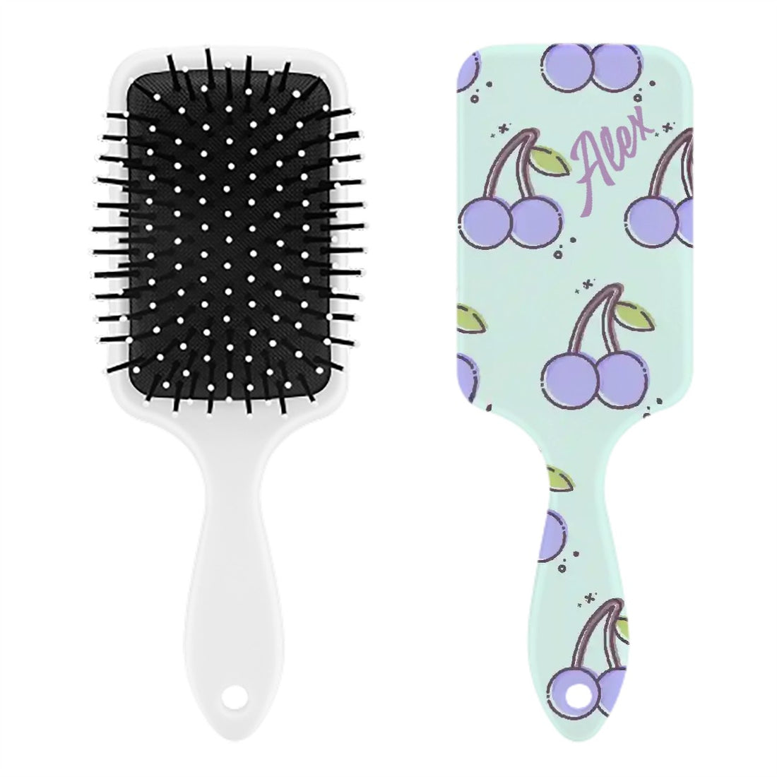 Personalized Beauty Gift Set | Mint Green & Purple Cherry 3 Piece Kit