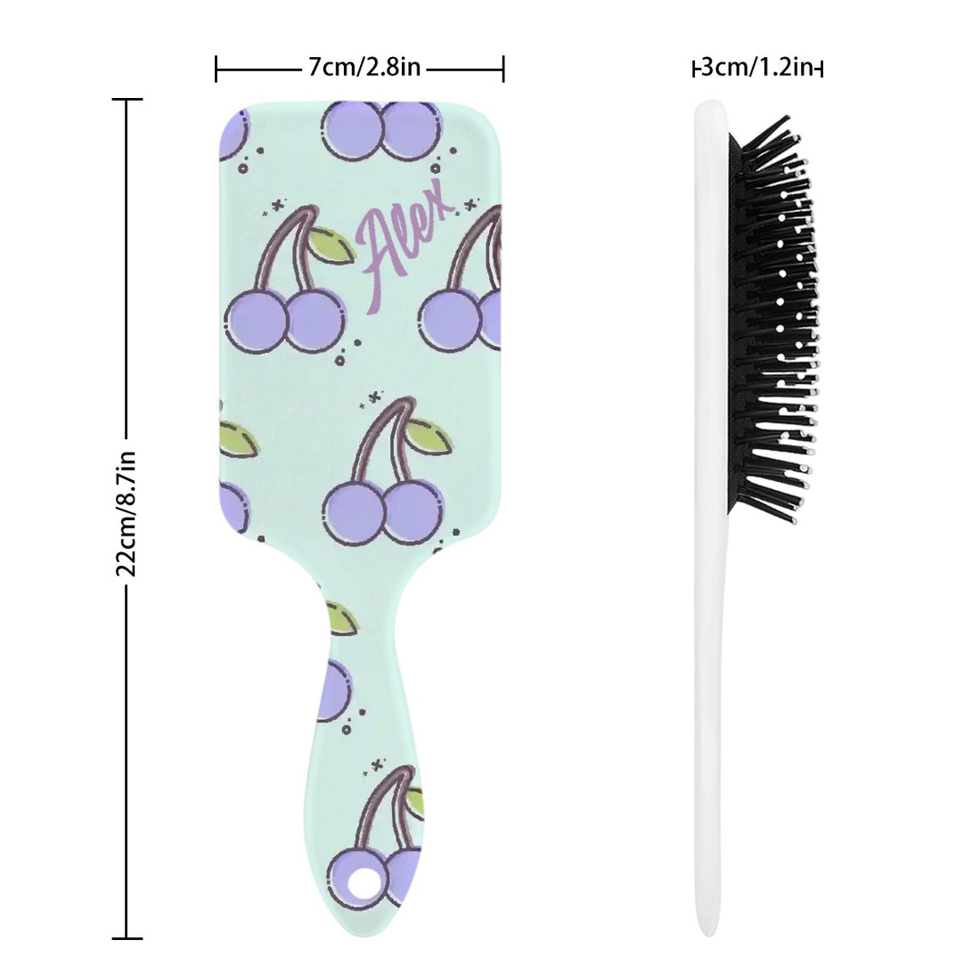 Personalized Beauty Gift Set | Mint Green & Purple Cherry 3 Piece Kit