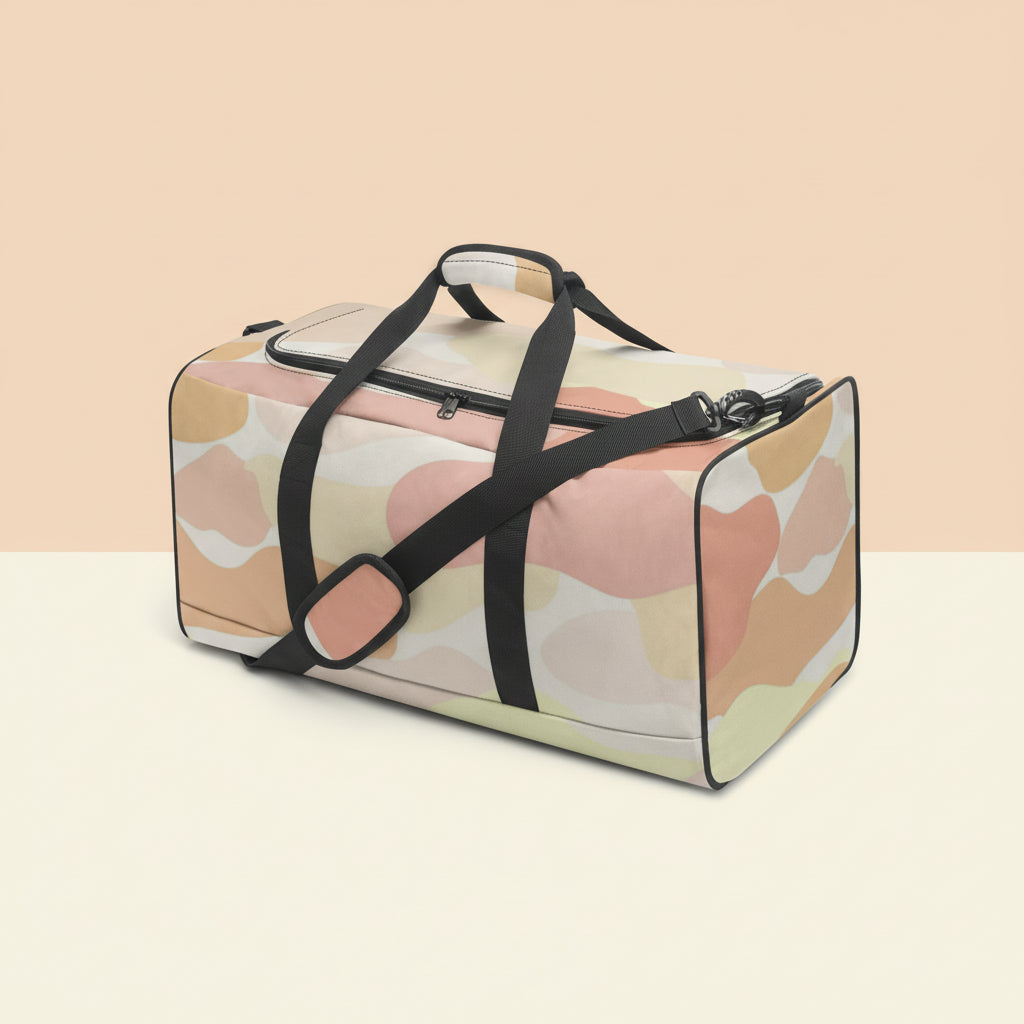 Camo Duffle Bag | Pastel Large Travel & Gym Bag