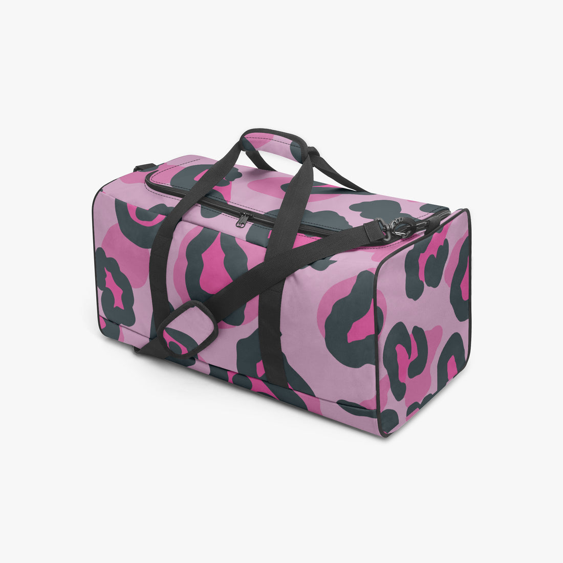 Pink Duffle Bag Leopard Print