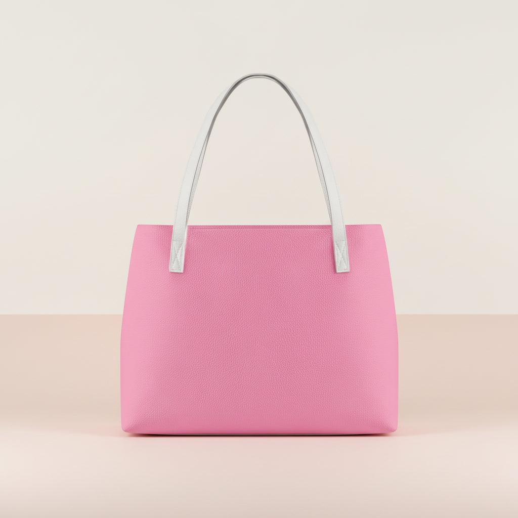 Bubblegum Pink Handbag | Pink Shoulder Handbag