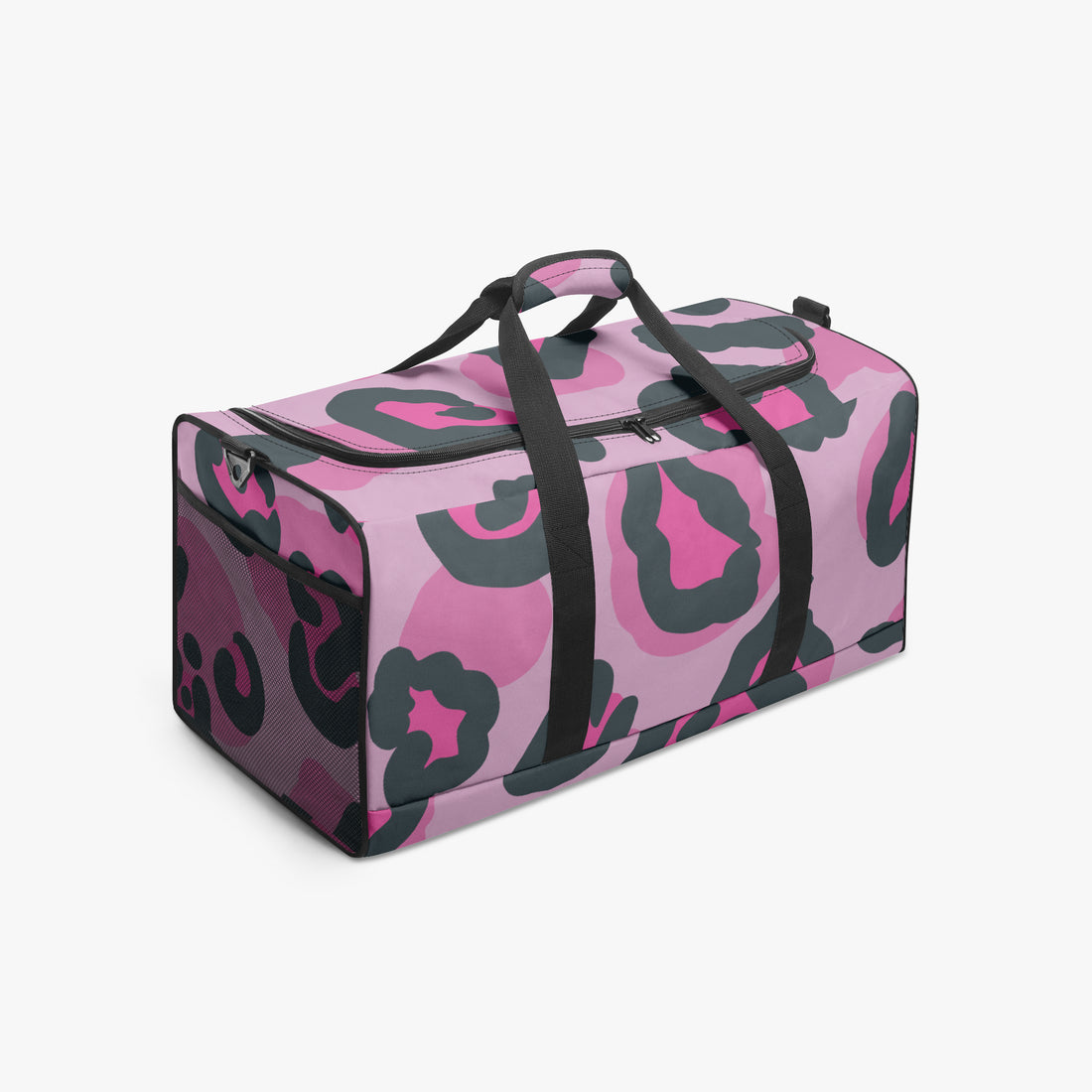 Pink Duffle Bag Leopard Print