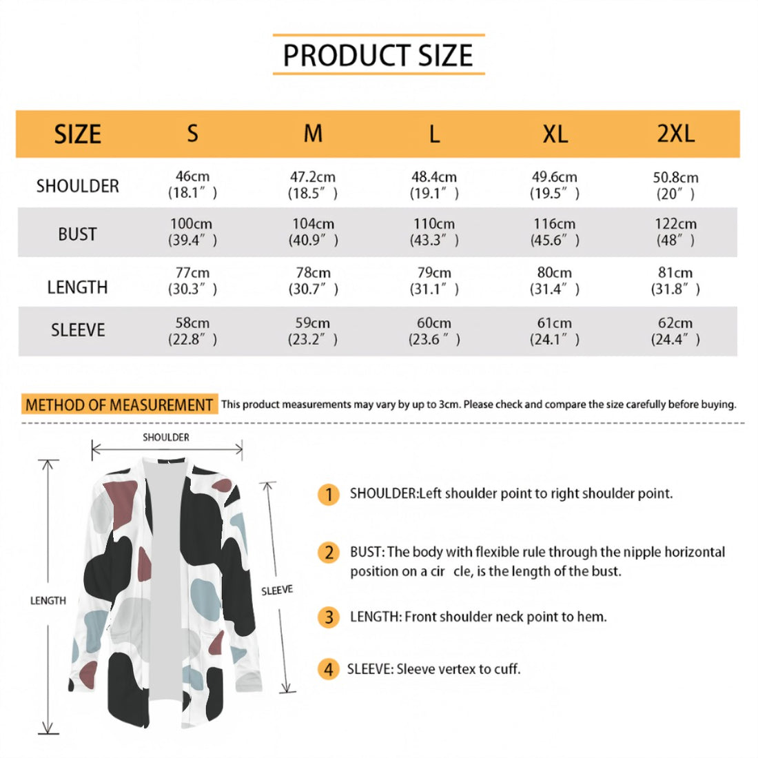 Cow Print Cardigan | Multicolor Color Block Animal Pattern Sweater