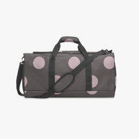 Brown Polka Dot Duffle Bag