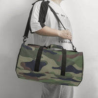 Men's Green Camo Duffle Bag