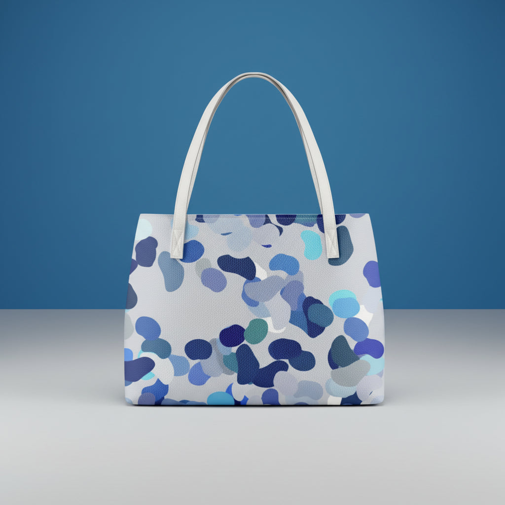 Blue Grey Handbag | Blue Shoulder Handbag