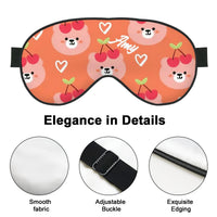 Personalized Pamper Gift Set | Teddy Bear & Cherry Print 3 Piece Kit