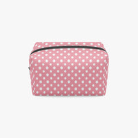 Pink Polka Dot Makeup Bag