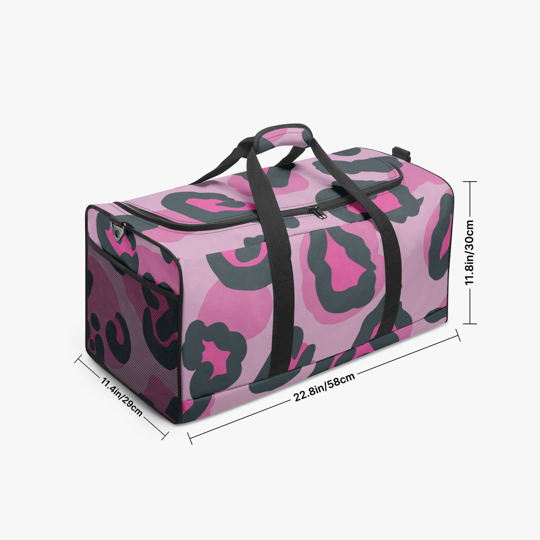 Pink Duffle Bag Leopard Print
