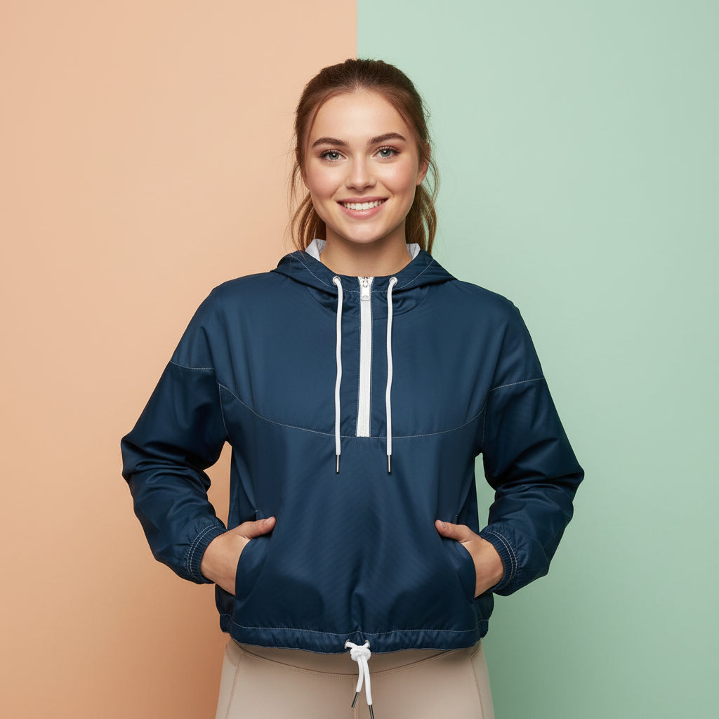 Windbreaker Jacket Navy | Women&