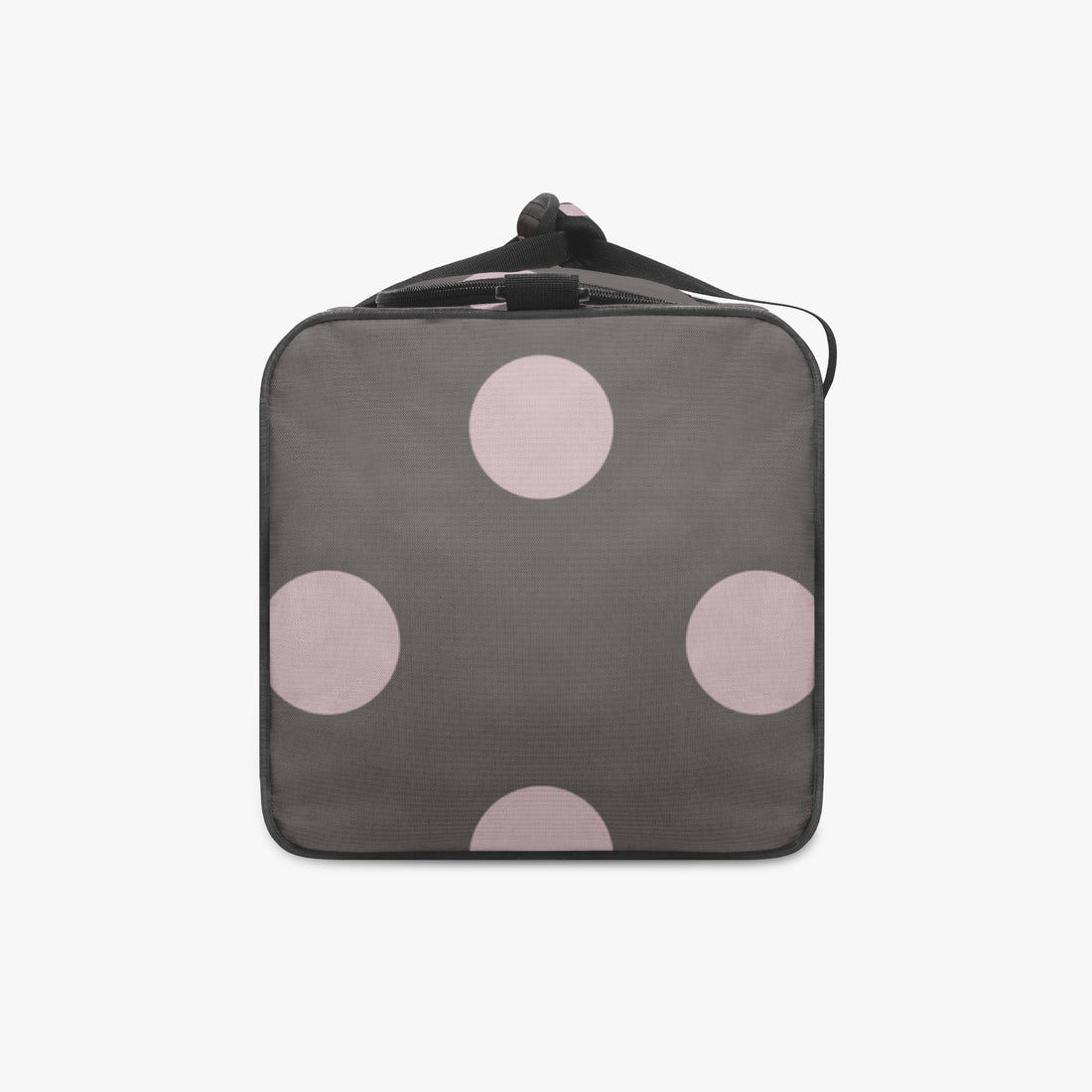 Brown Polka Dot Duffle Bag