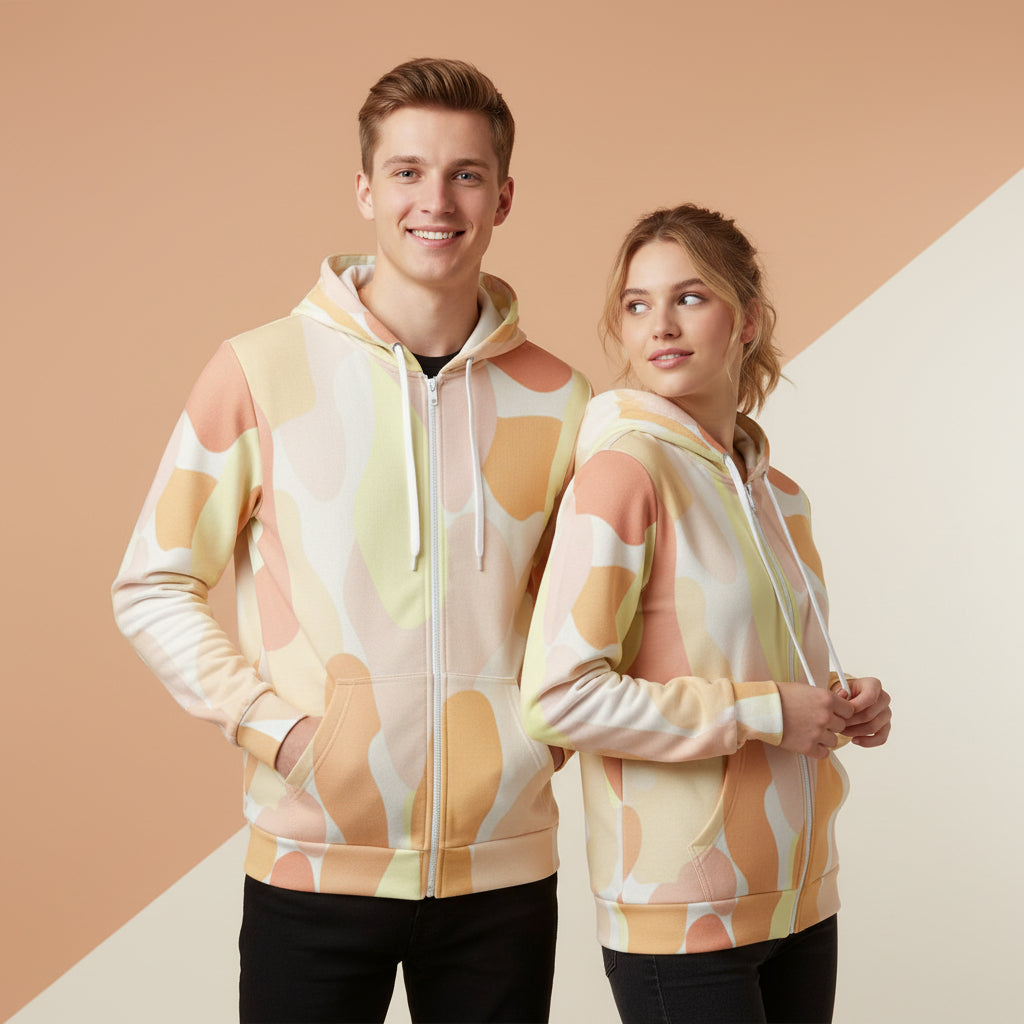 Pastel Camo Hoodie | Unisex Streetwear Pullover