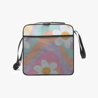 Duffle Bag Multi Colour Daisy Print Cute Canvas