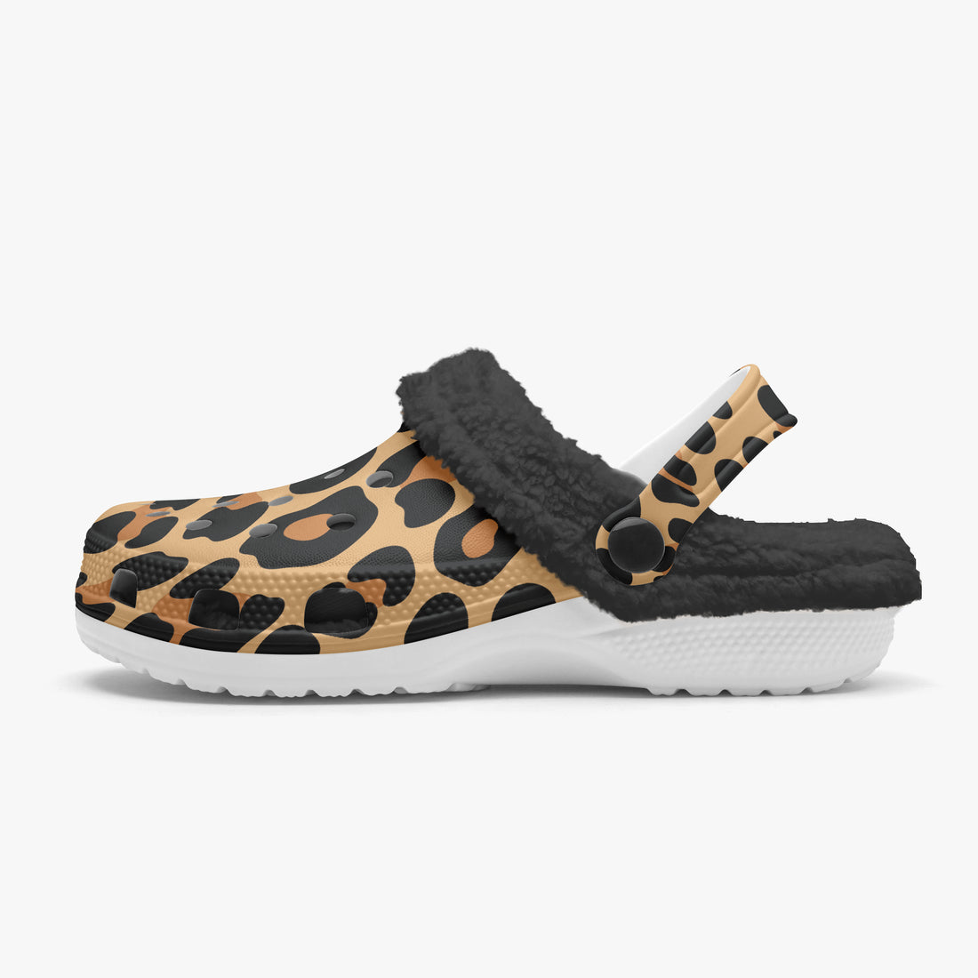 Leopard Print Clogs Unisex Funky Work Shoes