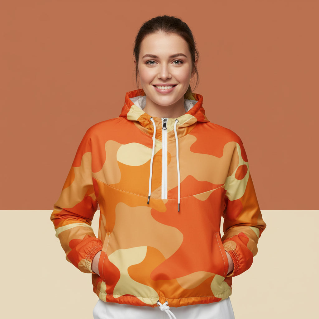 Camo Windbreaker Jacket | Women&