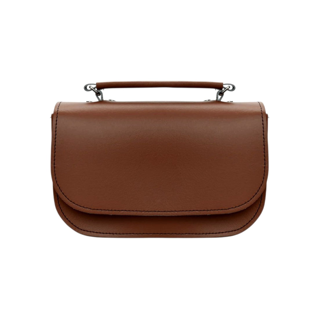 Aura Handmade Leather Bag - Chestnut-0