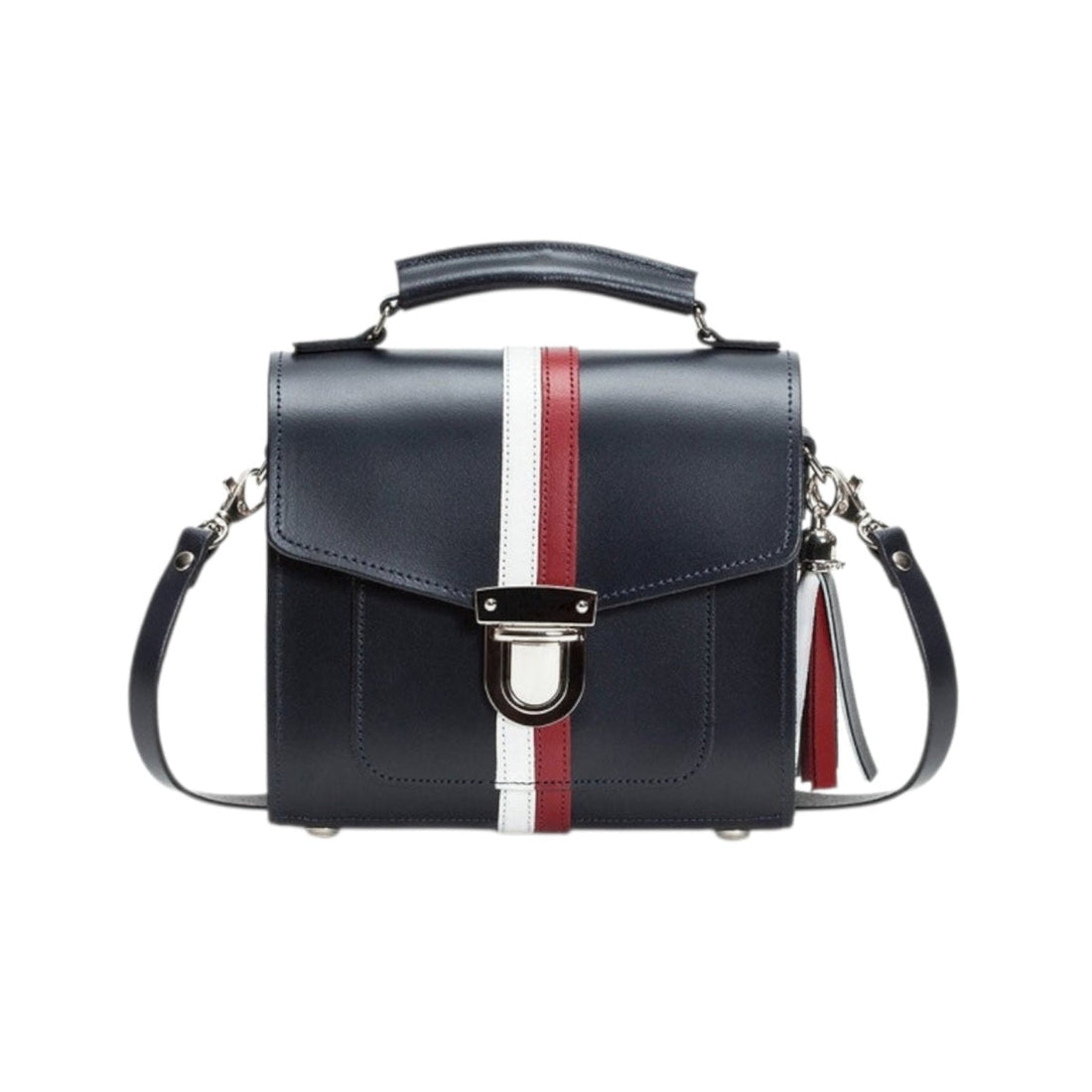 Handmade Leather Sugarcube Handbag - British Edit-0