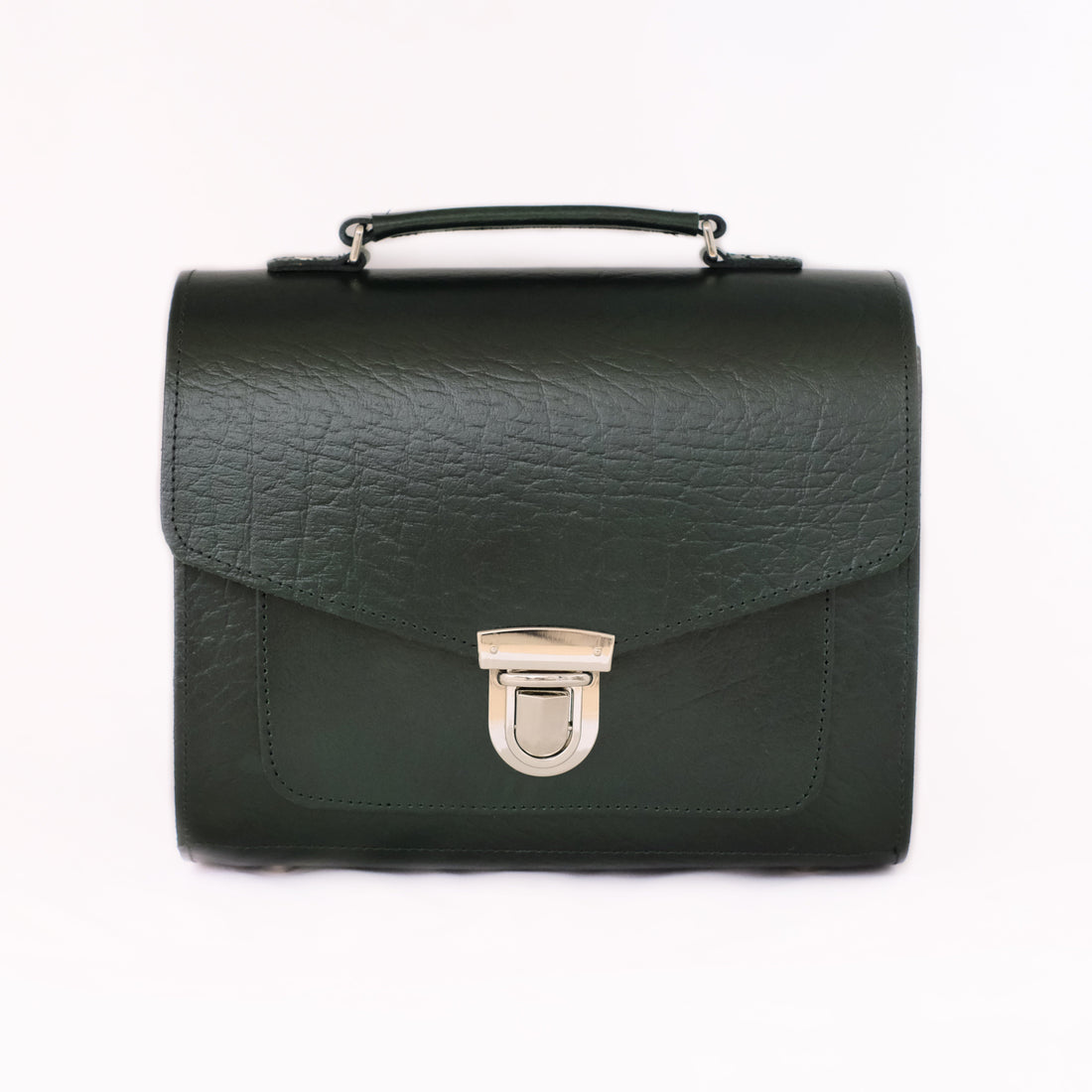 Executive Handmade Leather Sugarcube Grande - British Racing Green-4