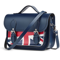 Union Jack Midi Satchel - Navy-2