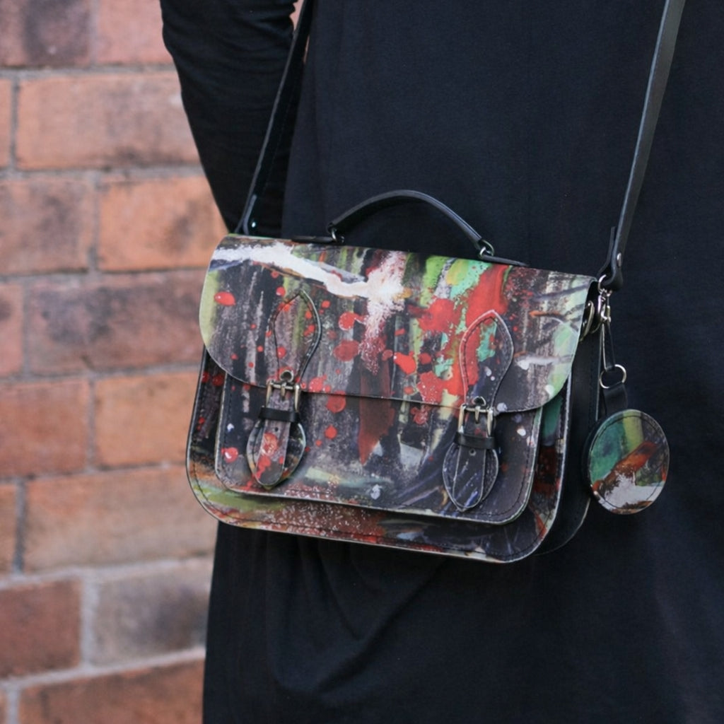 Leather Midi Satchel - Rachel Gadsden Artist Edition-1