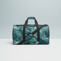 Camo Duffle Bag | Teal Large Travel & Gym Bag