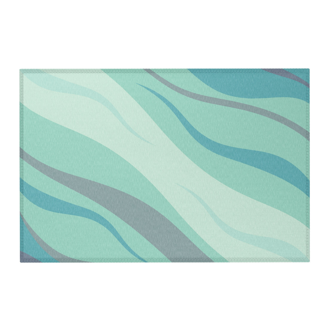 Blue and Sage Green Rug