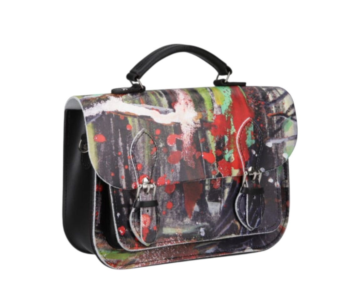 Leather Midi Satchel - Rachel Gadsden Artist Edition-2
