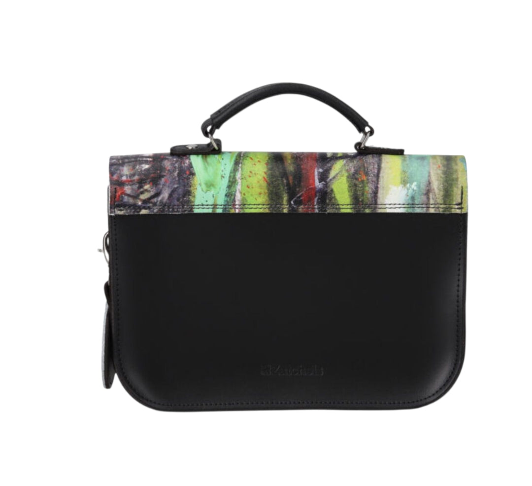Leather Midi Satchel - Rachel Gadsden Artist Edition-4