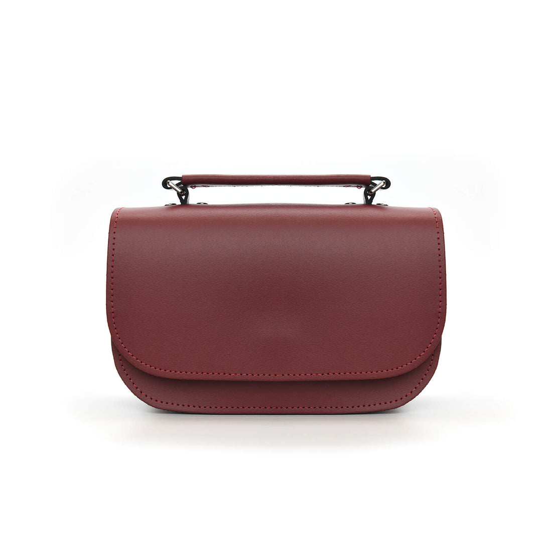 Aura Handmade Leather Bag - Oxblood Red-0