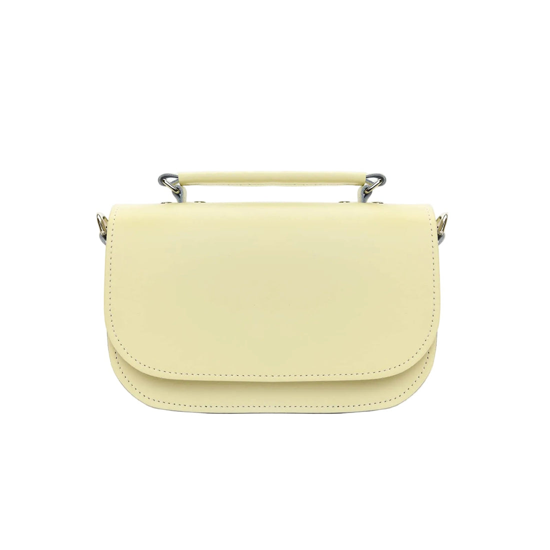 Aura Handmade Leather Bag - Cream-0