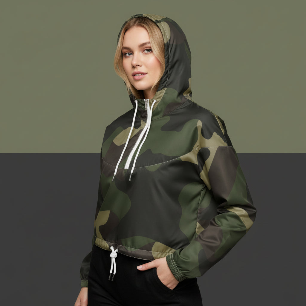 Windbreaker Camo Jacket | Women&