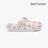 Women's Heartbeat EKG Print Nursing Clogs Professional Hospital Shoes